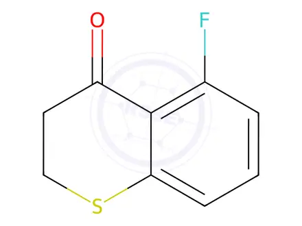 Chemical structure of 5-Fluorothiochroman-4-one