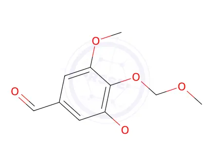 Chemical structure of 3,5-dimethoxy-4-(methoxymethoxy)benzaldehyde