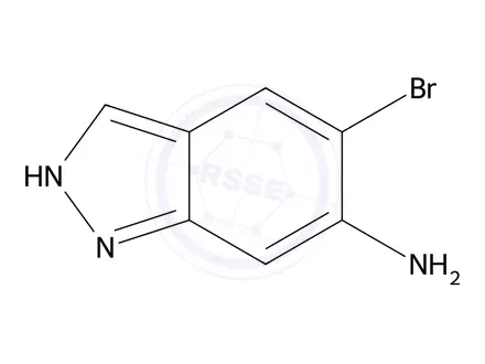 Chemical structure of 5-Bromo-1H-indazol-6-amine