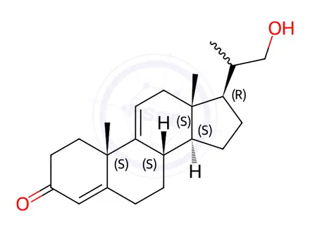 Chemical structure of Progesterone Impurity 94