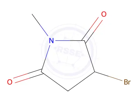 Chemical structure of 3-Bromo-1-methylpyrrolidine-2,5-dione