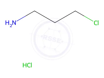 Chemical structure of 3-Chloropropylamine Hydrochloride