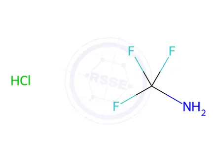 Chemical structure of 1,1,1-Trifluoromethanamine HCl