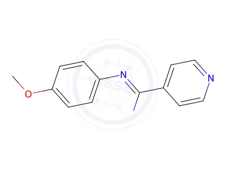 Chemical structure of N-(p-Methoxyphenyl)isonicotinamidine