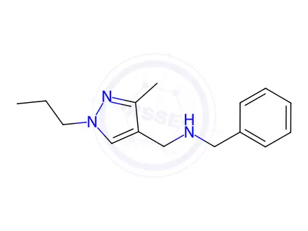 Chemical structure of benzyl[(3-methyl-1-propyl-1H-pyrazol-4-yl)methyl]amine