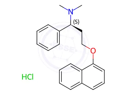 Chemical structure of Dapoxetine HCl