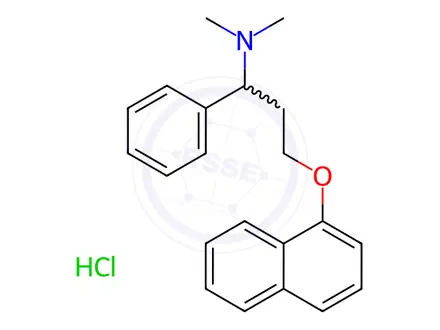 Chemical structure of Racemic Dapoxetine Hydrochloride