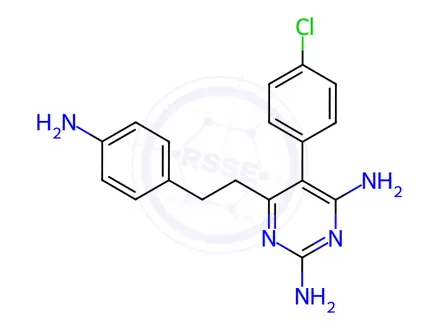 Chemical structure of Pyrimethamine Impurity 23