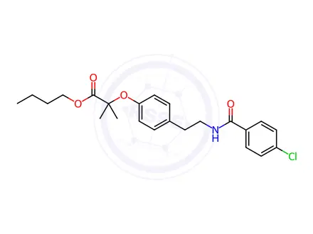 Chemical structure of Bezafibrate EP Impurity E