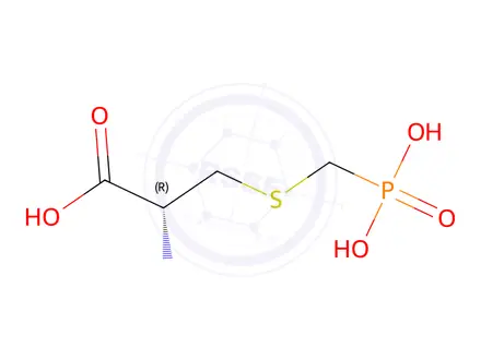 Chemical structure of 2-amino-3-((phosphonomethyl)thio)propionic acid