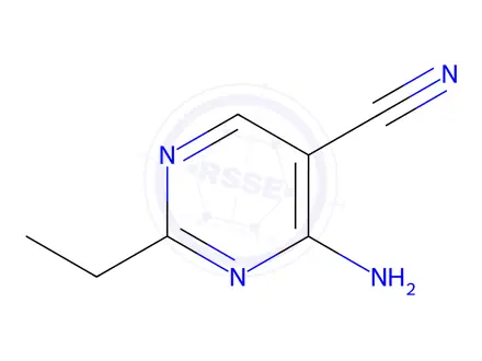 Chemical structure of 4-Amino-2-ethylpyrimidine-5-carbonitrile
