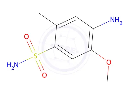 Chemical structure of Cresidinesulfonamide