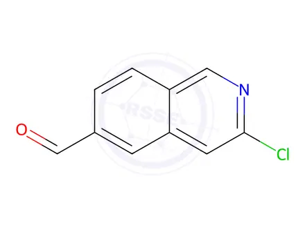 Chemical structure of 3-Chloroisoquinoline-6-carbaldehyde