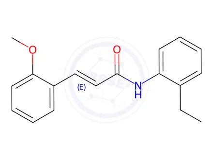 Chemical structure of N-(2-Ethylphenyl)-3-(2-methoxyphenyl)acrylamide