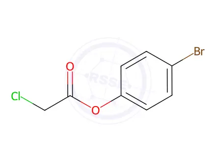 Chemical structure of 4-Bromophenyl chloroacetate