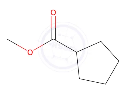 Chemical structure of Methyl cyclopentanecarboxylate