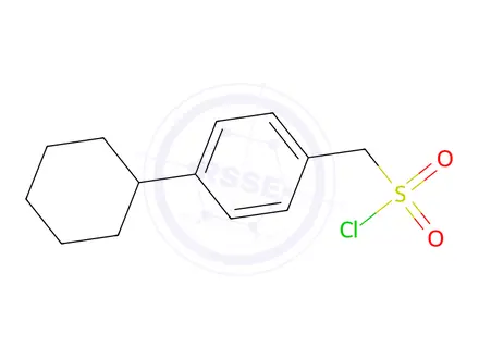 Chemical structure of (4-Cyclohexylphenyl)methanesulfonyl chloride