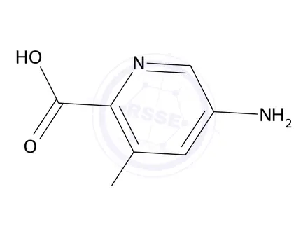 Chemical structure of 5-Amino-3-fluoropyridine-2-carboxylic Acid