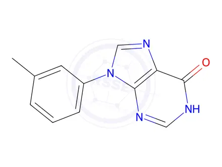 Chemical structure of 9-(m-Tolyl)-3H-purin-6(9H)-one