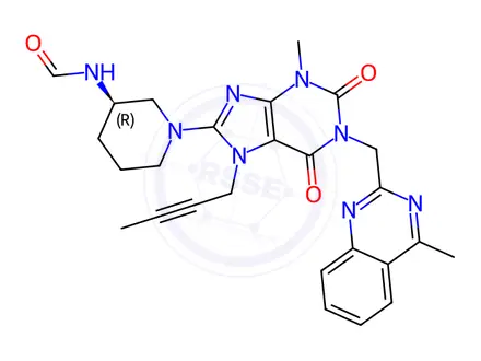 Chemical structure of Linagliptin Related Compound C
