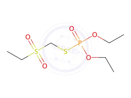 Chemical structure of Phorate-oxon-sulfone in acetonitrile