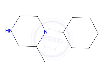 Chemical structure of 1-Cyclohexyl-2-methylpiperazine