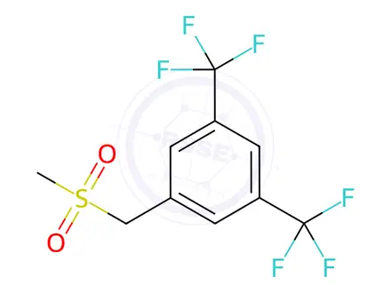 Chemical structure of 1-((Methylsulfonyl)methyl)-3,5-bis(trifluoromethyl)benzene