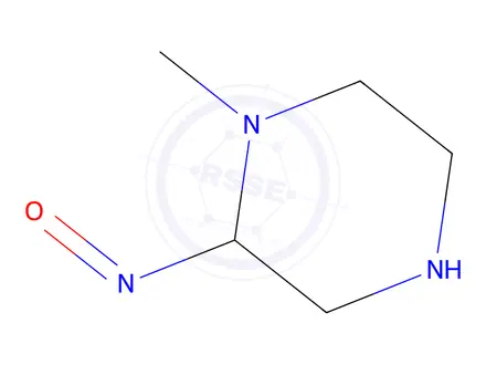 Chemical structure of Nitroso-Methyl piperazine