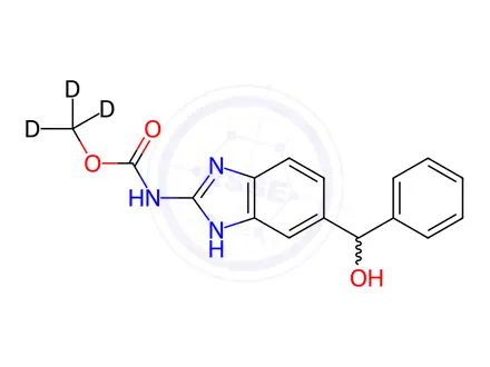 Chemical structure of 5-Hydroxymebendazole-D3