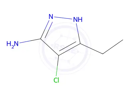 Chemical structure of 4-Chloro-5-ethyl-1H-pyrazol-3-amine