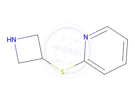 Chemical structure of 2-(Azetidin-3-ylthio)pyridine