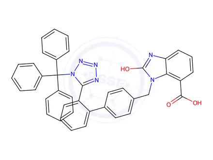 Chemical structure of Olmesartan Impurity 84