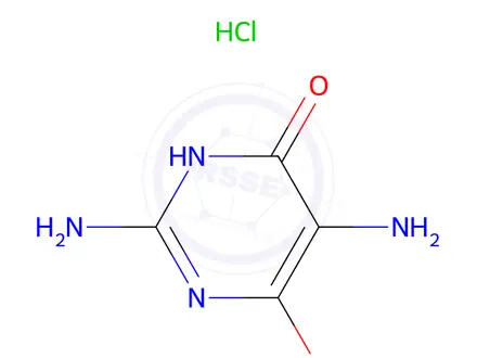 Chemical structure of 2,5-Diaminopyrimidine-4,6-diol