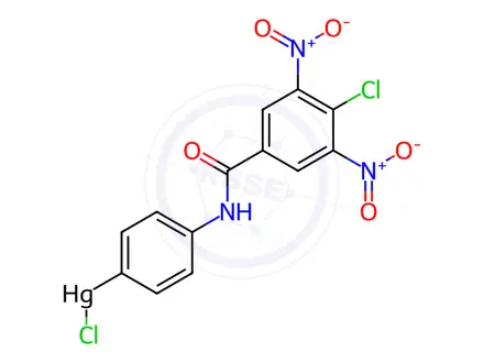Chemical structure of Meglumine Amidotrizoate
