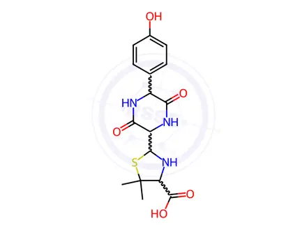 Chemical structure of Amoxicillin Diketopiperazine