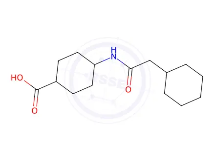 Chemical structure of 4-(2-Cyclohexylacetamido)cyclohexane-1-carboxylic acid