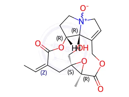 Chemical structure of Erucifoline N-oxide