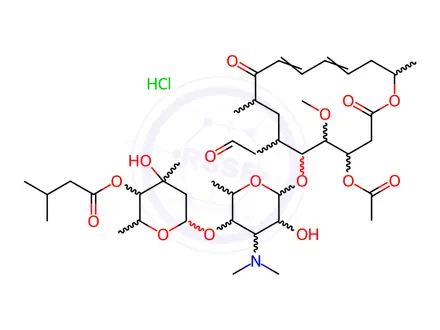Chemical structure of Magnamycin B (>80%)