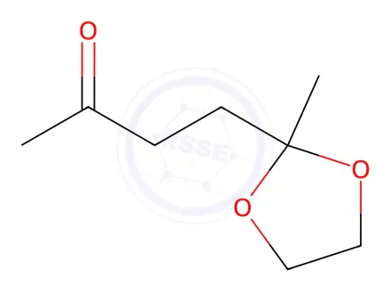 Chemical structure of 2,5-Hexanedione Monoethylene Ketal