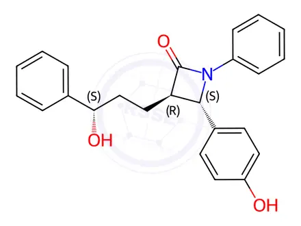 Chemical structure of Di-Desfluoro Ezetimibe
