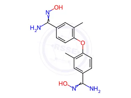 Chemical structure of 4,4'-Oxybis(N-hydroxy-3-methylbenzimidamide)