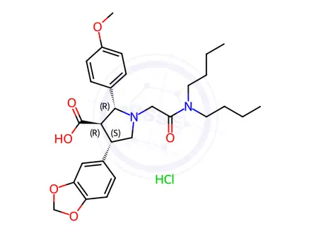 Chemical structure of Atrasentan Hydrochloride
