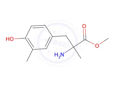 Chemical structure of methyl 2-amino-3-(4-hydroxy-3-methyl-phenyl)-2-methyl-propanoate