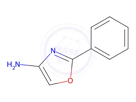 Chemical structure of 4-Oxazolamine, 2-phenyl-
