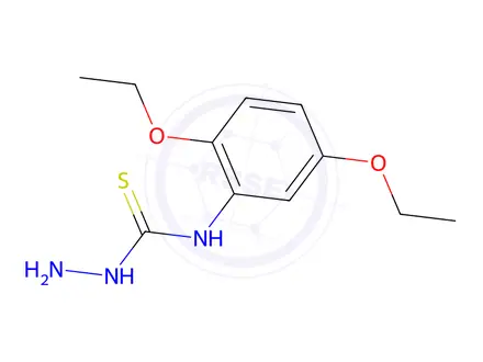 Chemical structure of 3-Amino-1-(2,5-diethoxyphenyl)thiourea
