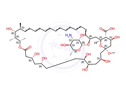 Chemical structure of Amphotericin B EP Impurity B