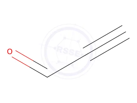 Chemical structure of Propynal
