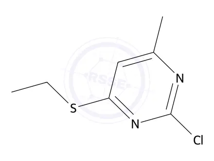 Chemical structure of 2-Chloro-4-(ethylsulfanyl)-6-methylpyrimidine