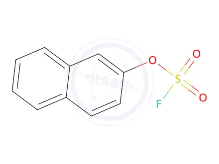Chemical structure of Fluorosulfuric acid, 2-naphthalenyl ester