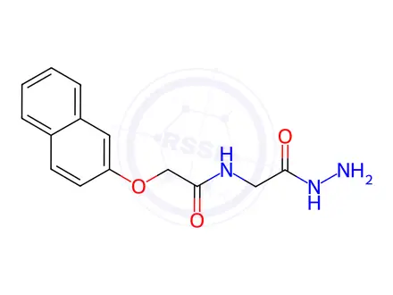 Chemical structure of N-Hydrazinocarbonylmethyl-2-(naphthalen-2-yloxy)-acetamide